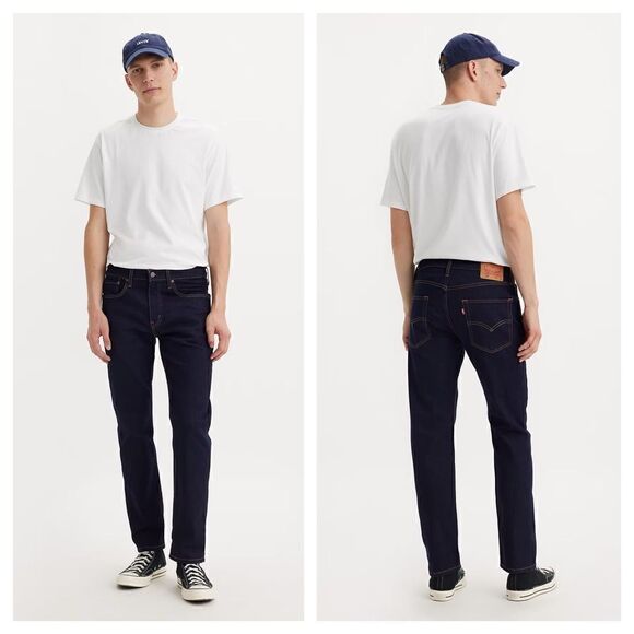 Levi’s 502 Taper Dark Wash Stretch Jeans - Picture 1 of 12